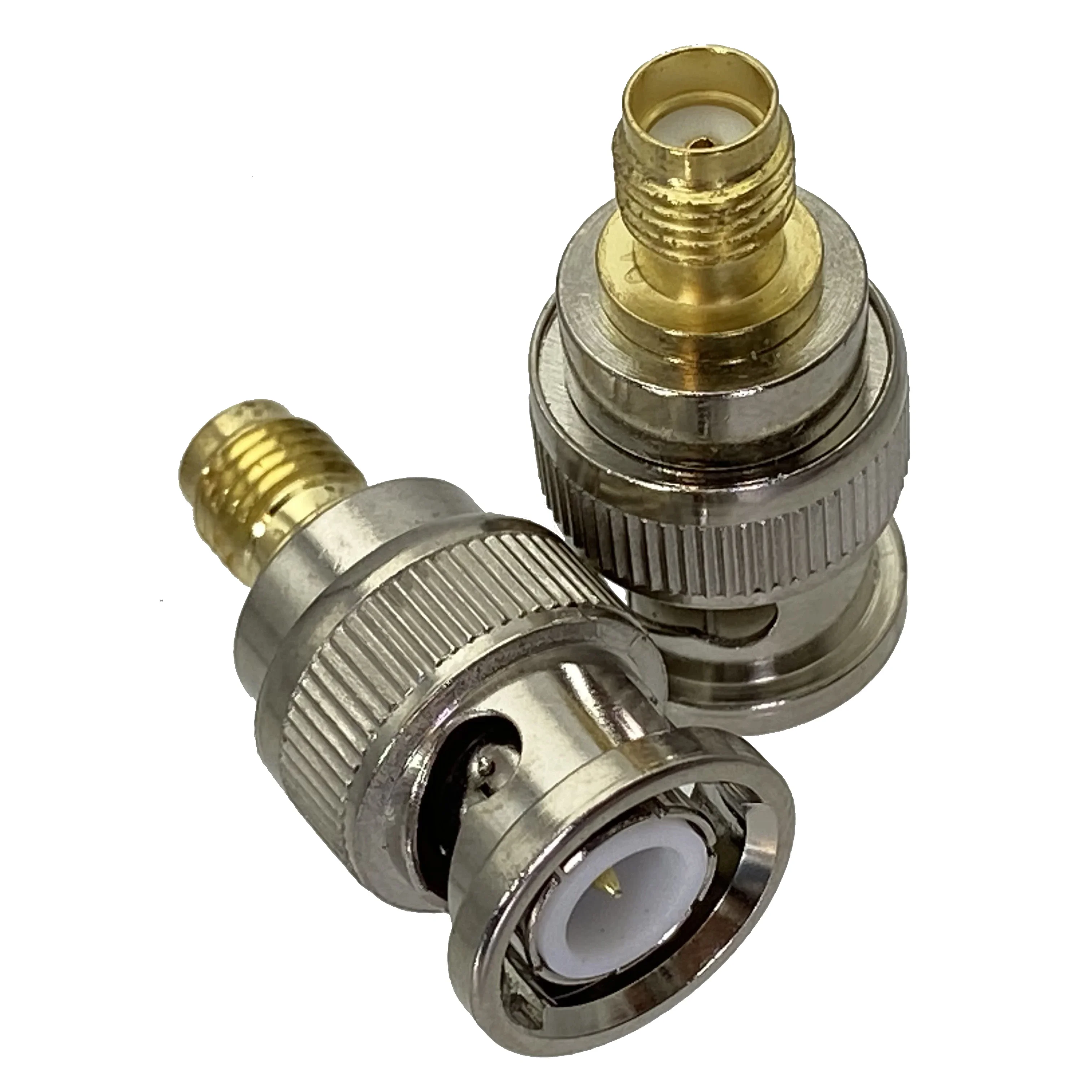 1Pcs BNC male plug to SMA female jack RF Coaxial adapter connector Wire Terminals 50ohm