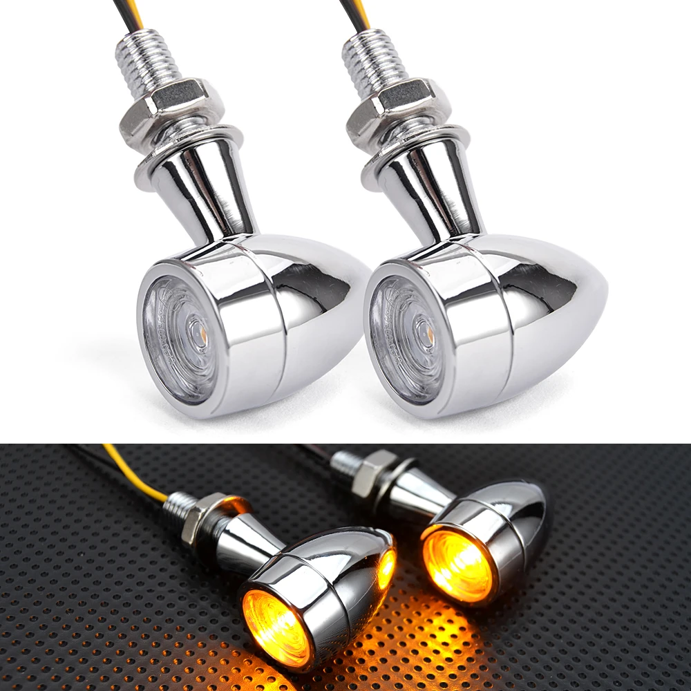 

Mini Motorcycle LED Turn Signal Light Brake Indicator Tail Lights Running Lamp Indicator for Harley Kawasaki Yamaha Bobber Cafer