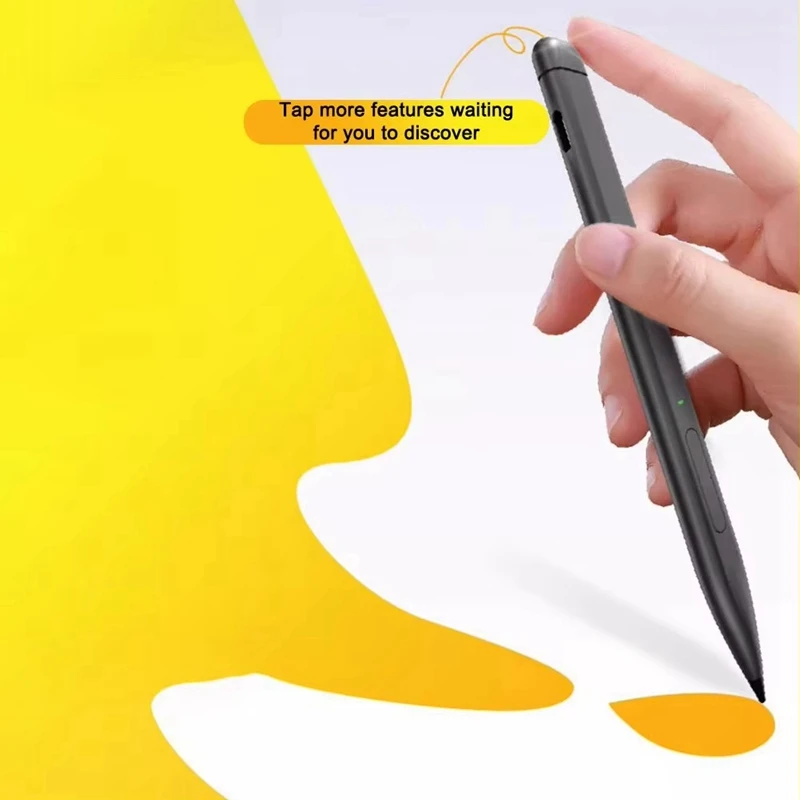 Bolígrafo delgado 2 para Surface Pro 10 4096 lápiz óptico de tinta de rechazo de palma para Surface Pro 11 Laptop Studio 2 Duo 2 ASUS/HP