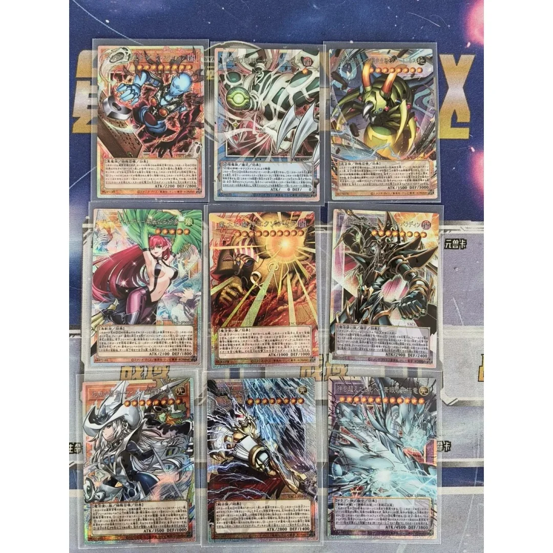 Yu-Gi-Oh！Harpie Lady-Elegant Mirage Diy Pser Flash Card Exodia The Flame Warlord/Dark Necrofear, The Ruler of Demise Game Card