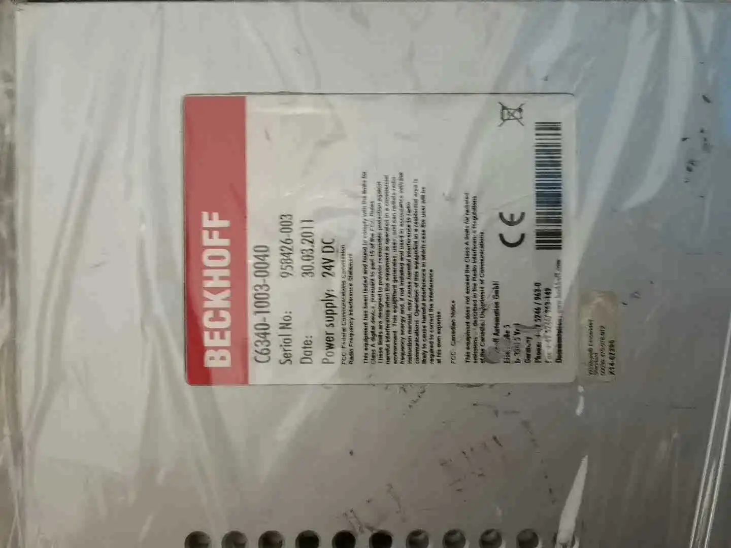 C6340-1003-0040 Industrial Controller for Beckhoff