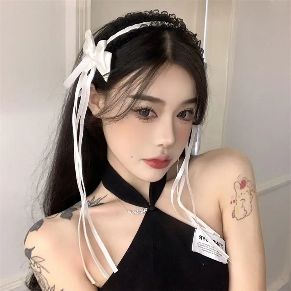 Lolita Cosplay Hair Hoop Make up Maid Korea Style Headband Ruffles Lace Headband Lolita Hair Band Women Accessories