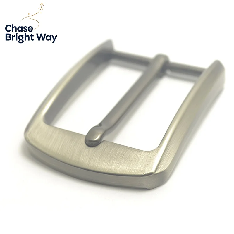 35 mm Zinc Alloy Men's Casual Belt Buckle End Bar Heel Buckle Single Pin Buckle