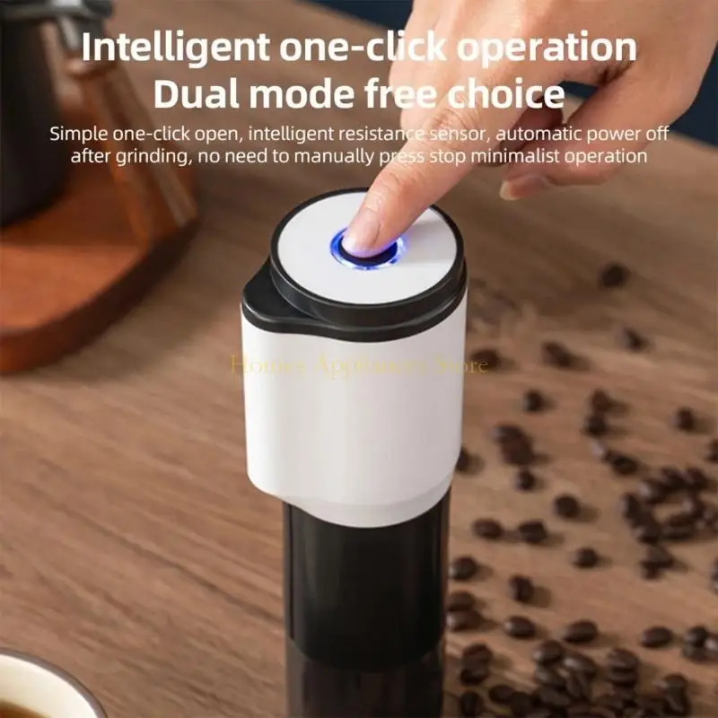 D0AB旅行に優しい充電式コーヒーグラインダーワイヤレスコーヒーミルコーヒー用