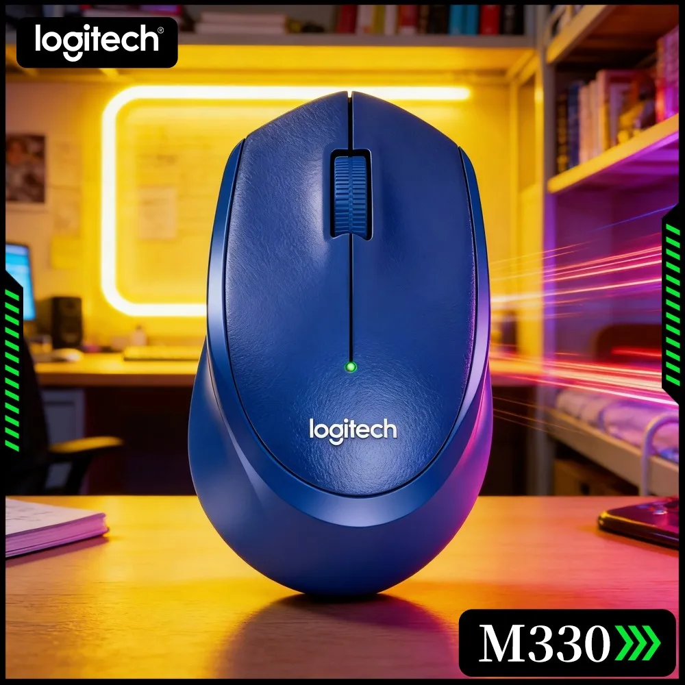 Precise Form Fill Edit Logitech M330 Silent Wireless Mouse Accurate Pointer For Spreadsheet Office Daily Working Task