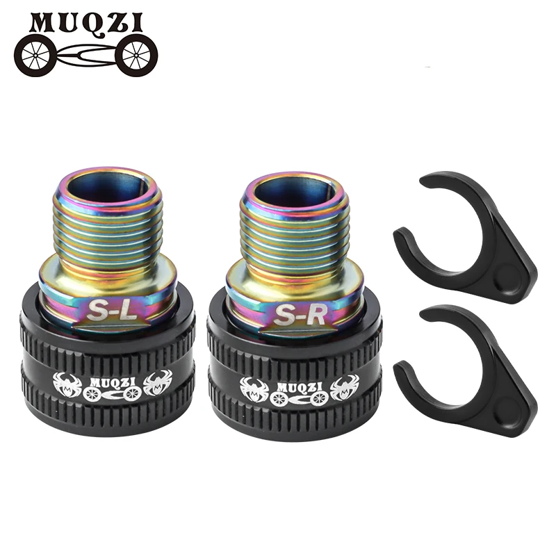 MUQZI Quick Release Pedal Adaptor Bike Quick Release Pedal Holder Extender