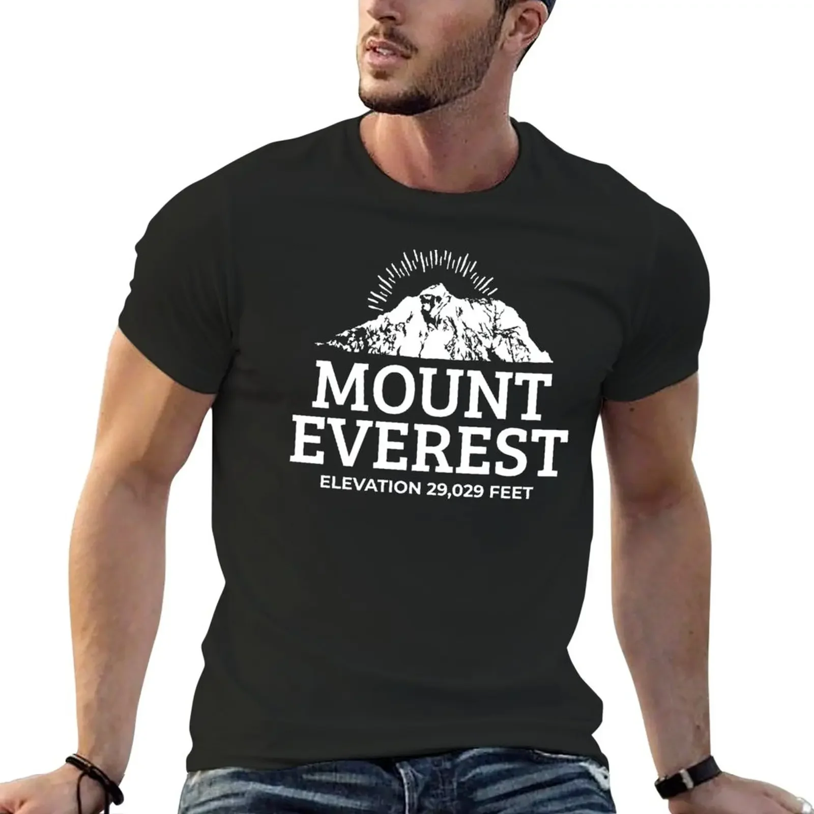 Mount Everest Himalayan Rock Climbing Expedition T-Shirt for a boy summer top graphics Men's t-shirt