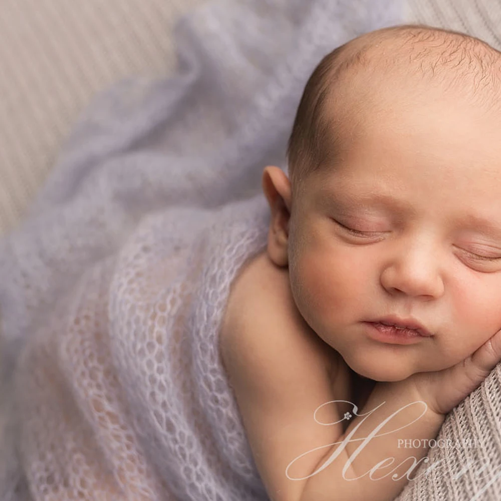 Don & Judy-Accessoires de photographie ronds pour nouveau-né, mohair commandé, accessoires de séance photo pour bébé, petit studio pour bébé, 3 pièces, 4 pièces par paquet