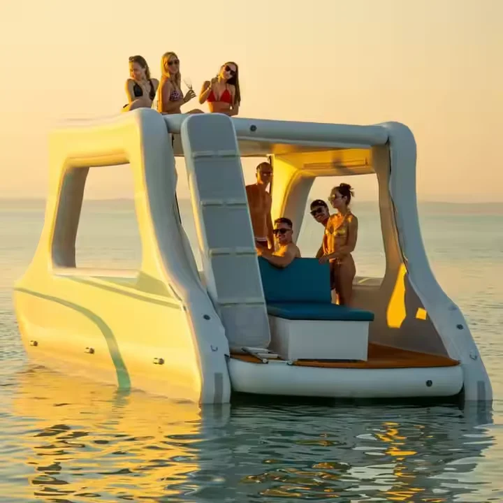 

Inflatable Catamaran Boat - Hypalon RIB Fishing Boat with PVC Hull | Electric Motor for Outdoor Fishing | Heavy-Duty Drifting