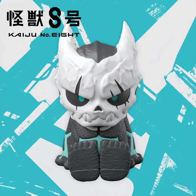 Nowy Autentyczny Kaiju No. 8 Figurki Urocze Siedzące Postawy Klikające w Lampkę Atmosferyczna Mała Lampka Nocna Anime Modne Zabawki Ozdoby Prezent