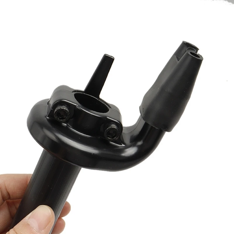 Motorcycle Twist Grip Assembly 22 Mm 7/8 in Handlebar Service Part, Black Plastic Control Tube for CRF450R/CRF450/CRF450R X37F