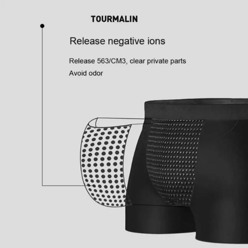 Nova versão atualizada da terapia magnética masculina calcinha de saúde 22 cuecas boxer reforçadas com ímã (L-6XL) roupa interior masculina