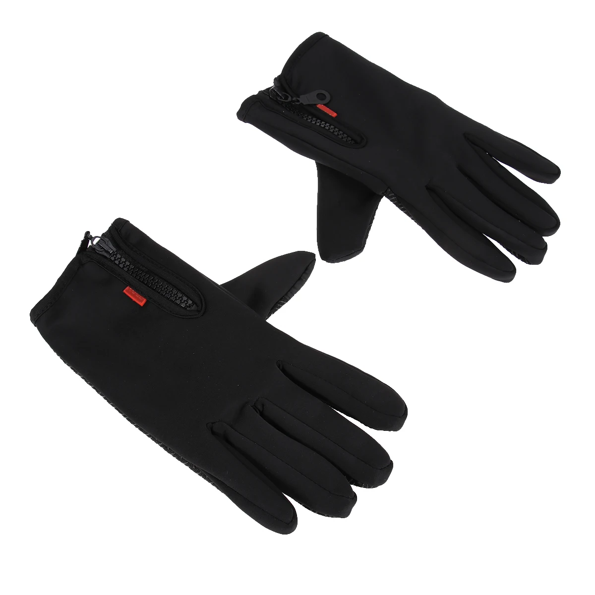 

Warm Fleece Lined Gloves Cycling Windproof Touch Screen Outdoor Running Mittens Non Slip Breathing Elastic Fit Cold Weather