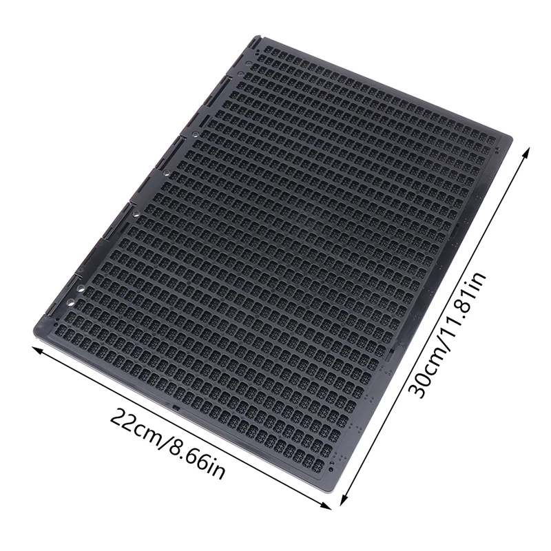27 linhas 30 células Braille escrita ardósia com 1 caneta, placa de escrita para pessoas cegas (página completa) placa Braille