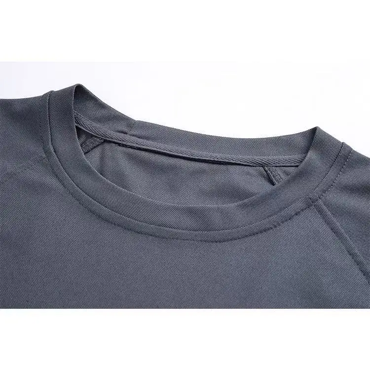 Herren Sommer Pullerover Quick Dry T-Shirt Camping Wandern Klettern Shirt Taktische Militärische Kampf Oansatz Revers T-shirts Atmungsaktiv – Detail 22