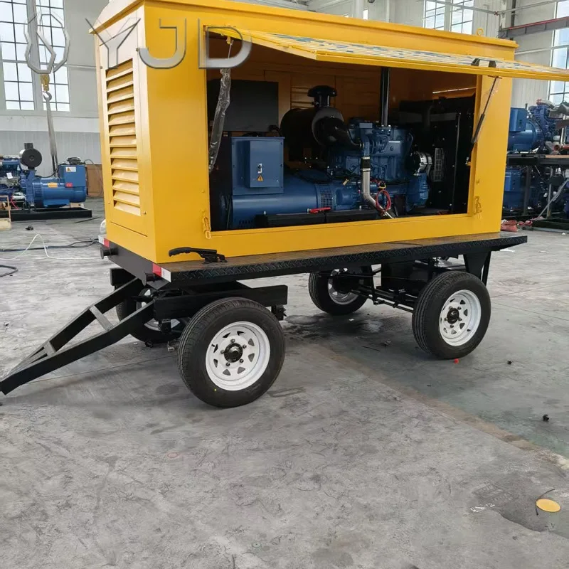 Yuchai 30KW-1000KW Silent Diesel Generator Soundproof Cabinet Air Cooling Electric Power Generator Open Frame ATS 3 Phase Mobile