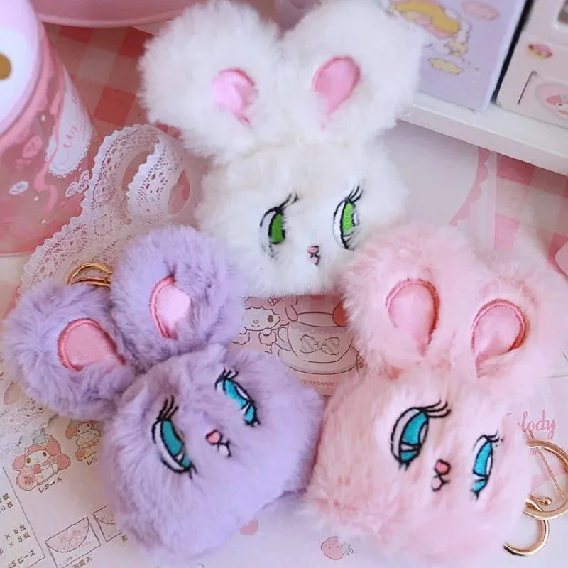 plush toy stuffed doll cartoon animal WEGO Esther loves chuu rabbit bunny small key ring girl Christmas gift 1pc