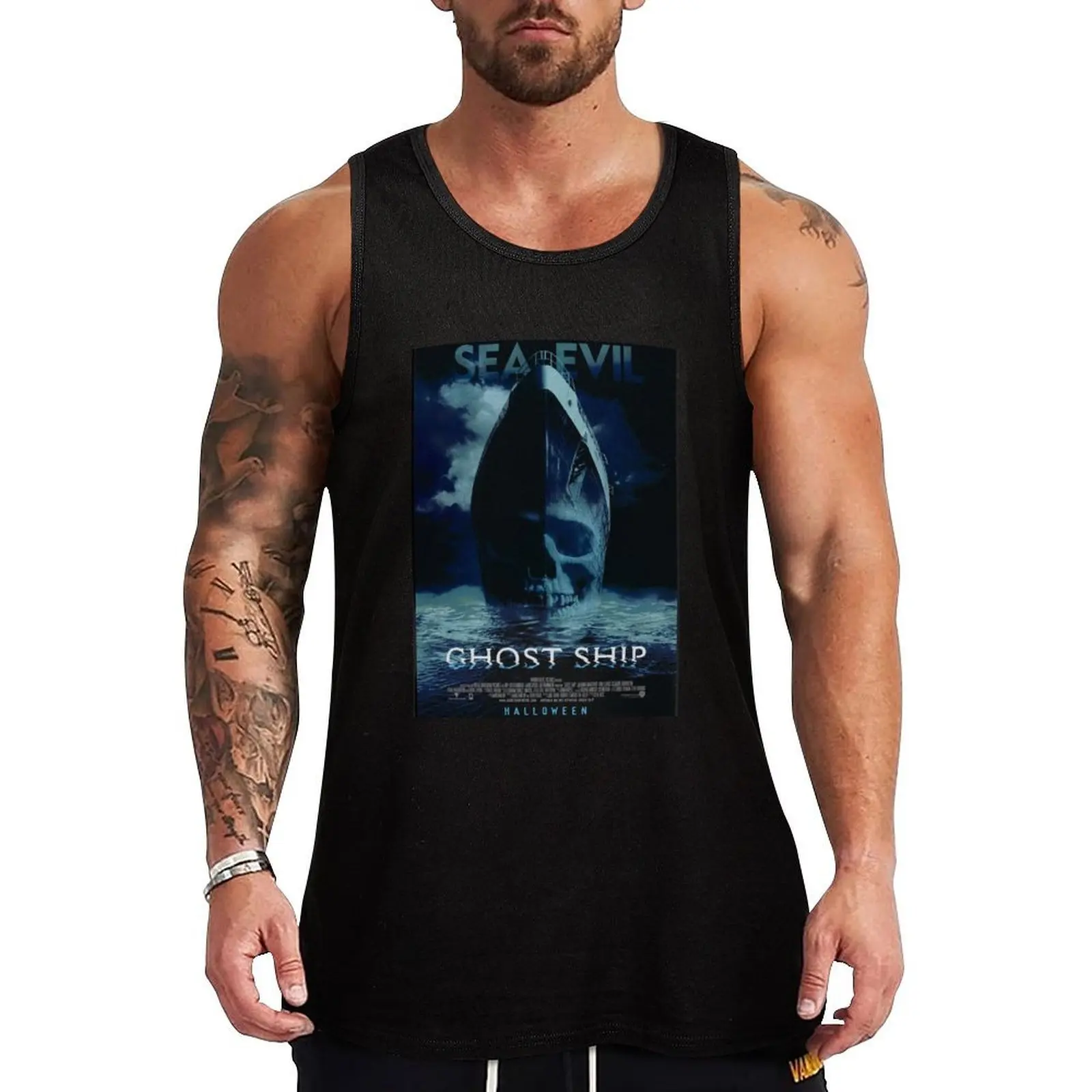 Ghost Ship Tank Top Basic Sleeveless T Shirt Soft Cotton Casual Tank Top