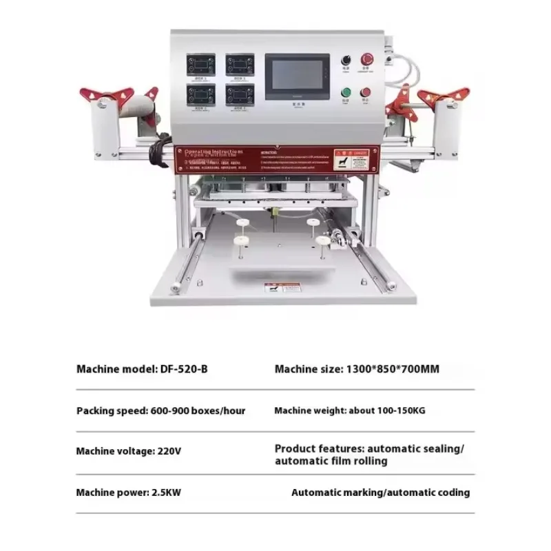 

Table Top Plastic Tray Container Water Pneumatic Sealing Machine Manufacturer Sealing Machine Food Container Sealer
