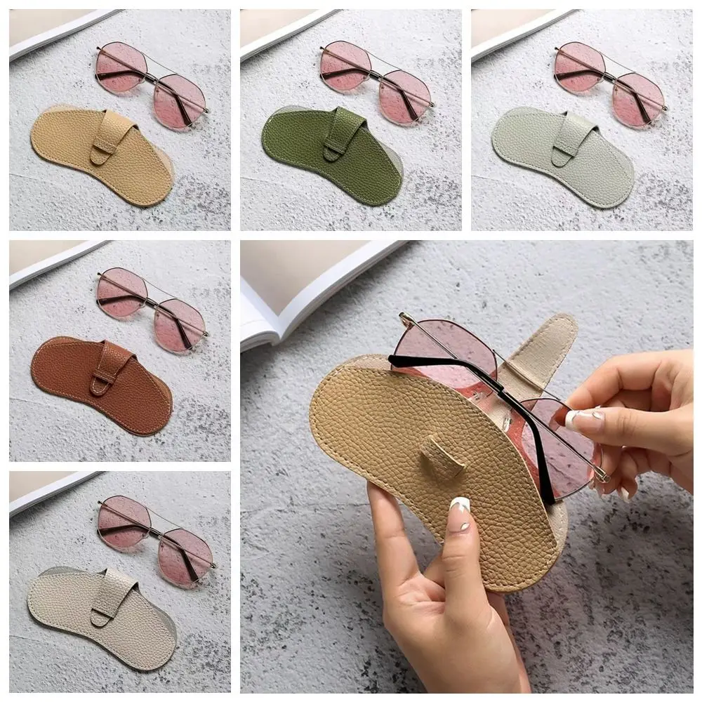 

Korean Style PU Leather Glasses Bag Glasses Storage Bag Eyewear Bag Sunglasses Organize Eyewear Cases Eyewear Protector Case