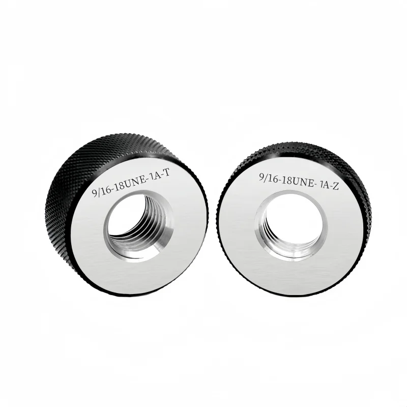 1SET(1*GO+1*NOGO) 1A Accuracy American Standard Fine Thread Ring Gauge UNC UNF UNS UNEF 2-56 10-32  1/4 6/15 3/8  Measure Tool