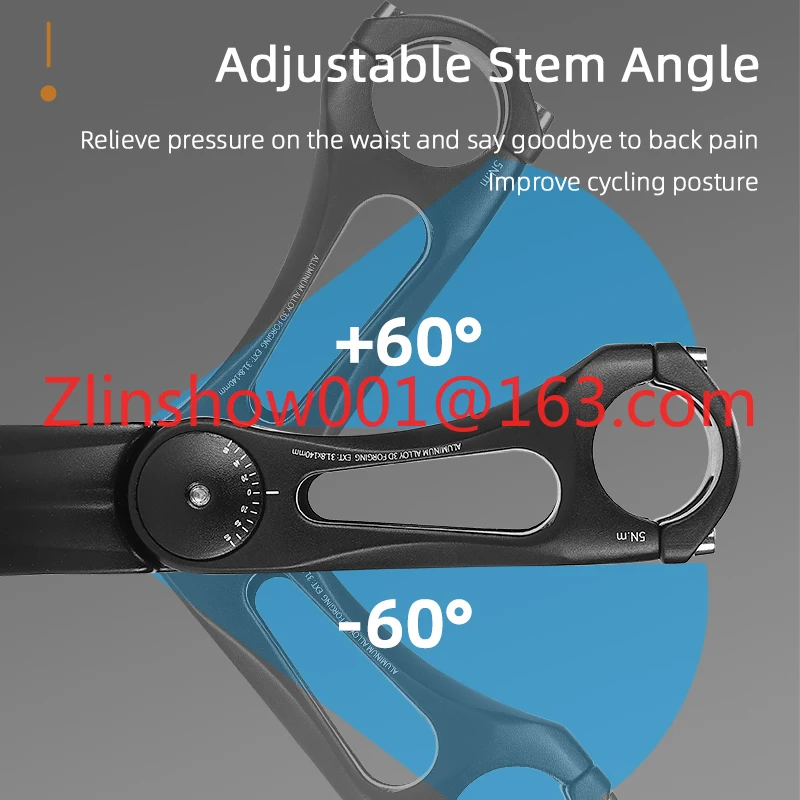 31.8mm Adjustable Bike Stem Adjustable Angle Cycling Equipment Bike Stem Lightweight Firmly Fixed Bicycle Stem