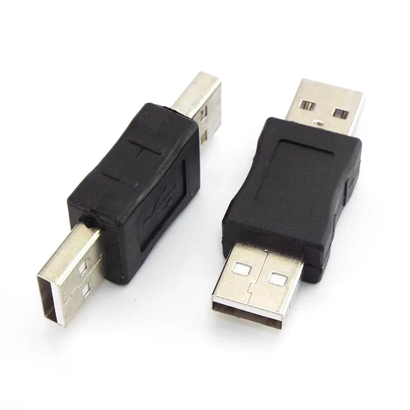 5 قطعة USB 2.0 موصل ذكر إلى ذكر مايكرو قابس مهايئ موسع محول الكابل لأجهزة الكمبيوتر المحمول L1