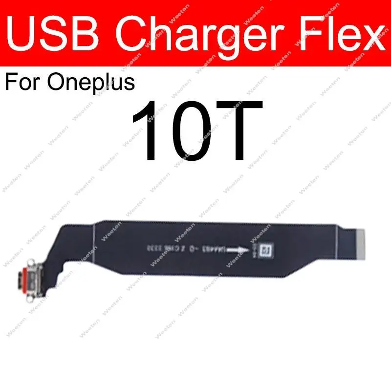 Oneplus 10 için USB şarj yuvası Flex kablo Pro 10R 10T 11 USB şarj aleti Port bağlayıcı Flex kablo yedek parçaları