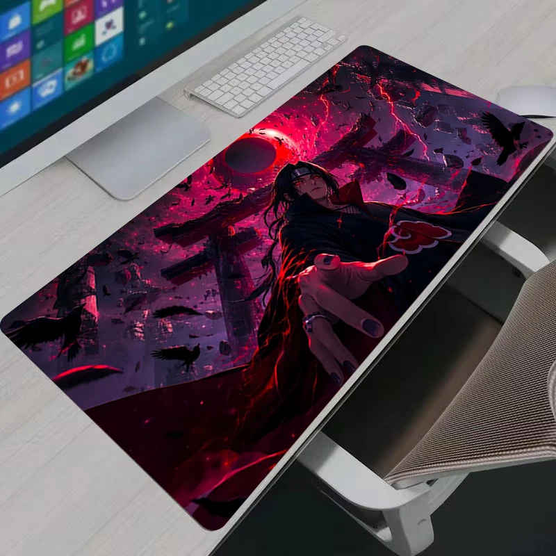 N-Naruto Mouse Pad Large Gaming Desk Mat Non Slip Rubber Base Keyboard Pad Laptop Desk Accessories Offices Accessories
