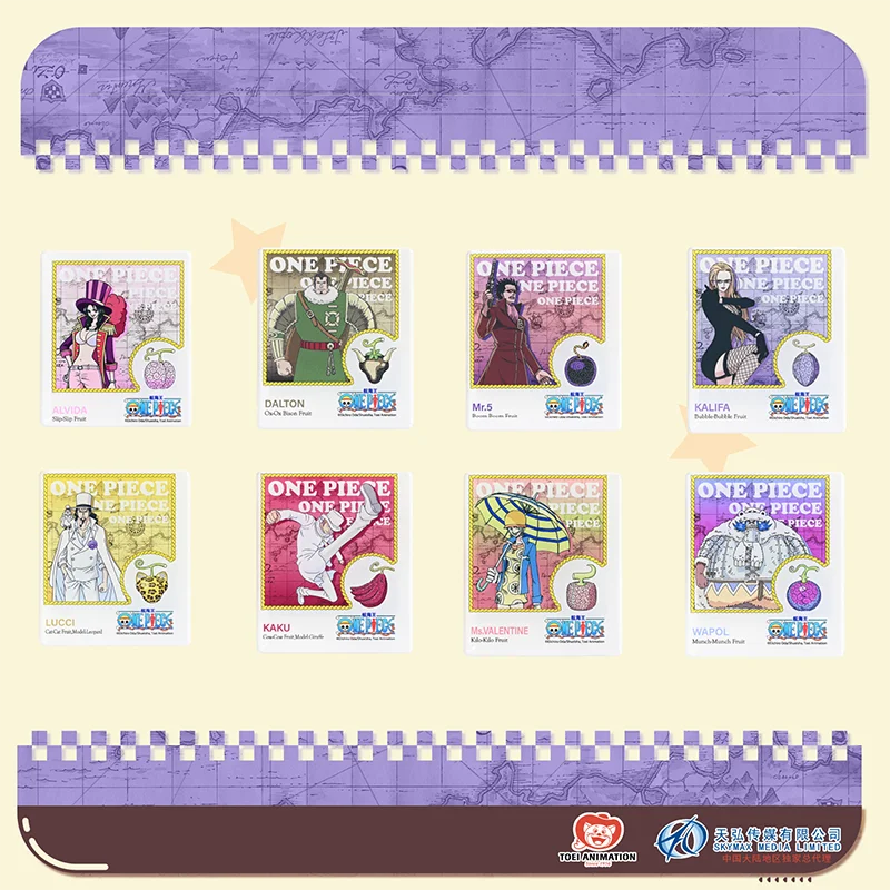 1pc Cartão Fotográfico Oficial da Série Frutas do Diabo de ONE PIECE, Ímã de Geladeira, Caixa Surpresa. Comece sua jornada de colecionador!