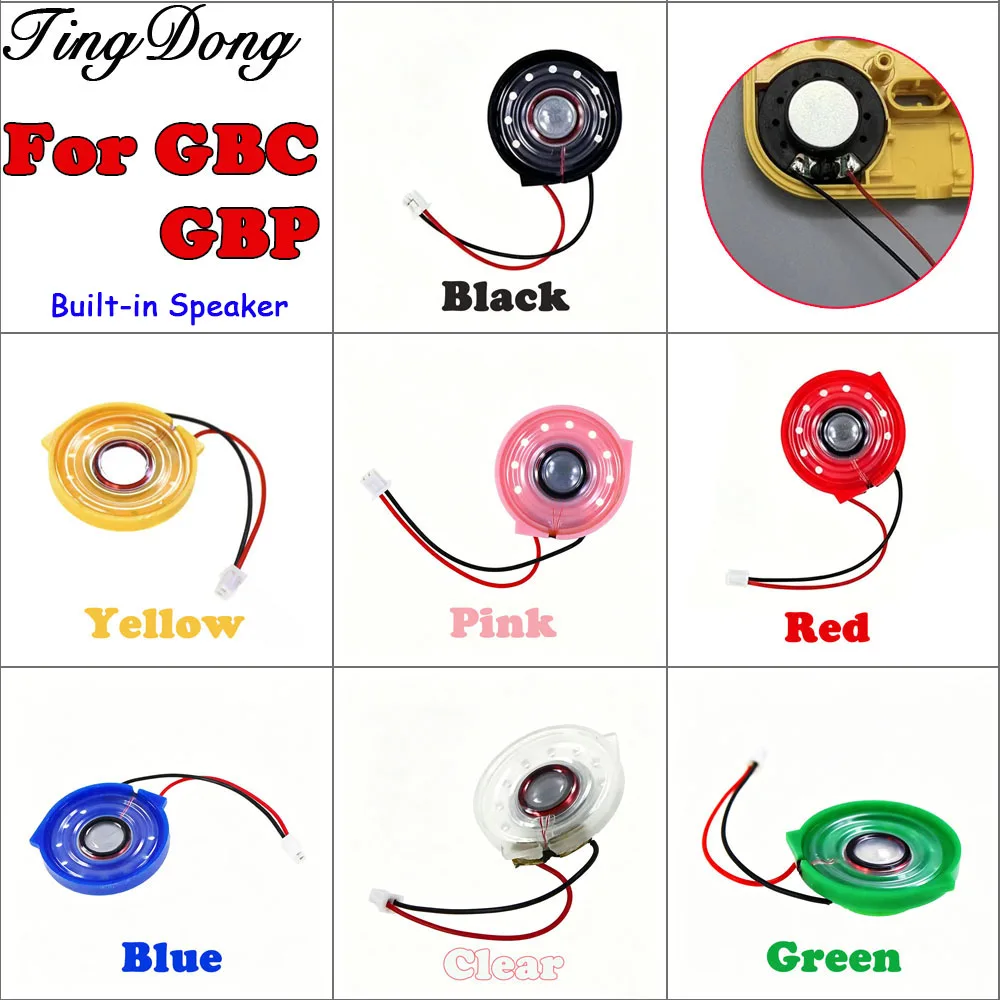 1 Stück für GBC GBP Konsole, eingebauter Lautsprecher, Ersatz für GBC GBP Color/Pocket, DIY-Lautsprecher mit Kabel, Spielzubehör