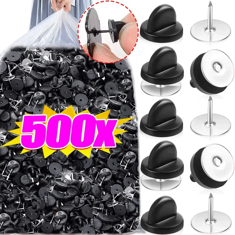 500/50pcs PVC Gumi hajcsat Hátvédsor Lepke Bekapcsolás Báláz Eljárásmód Hajtóka birtokosa Csat hajcsat kupak Ápoló számára Alkamaz Ismertető jel Helyettesítés