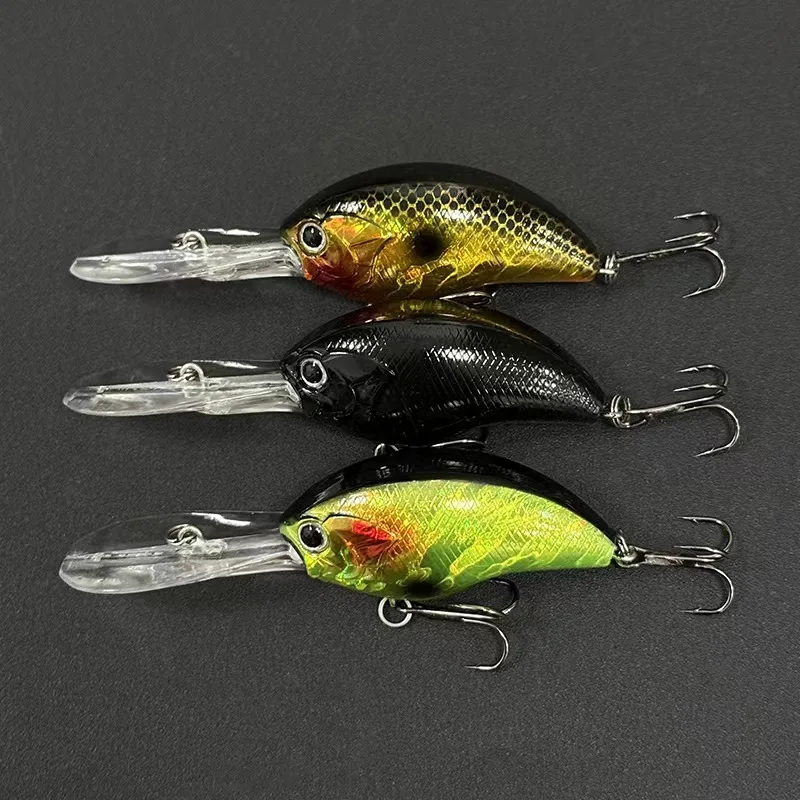 55MM 11.4G Crankbait Fishing Lures Floating Pesca Jerkbait Pike Isca Artificial Bait Sea Bass Pike Swimbait Fishing Accessories - view 4