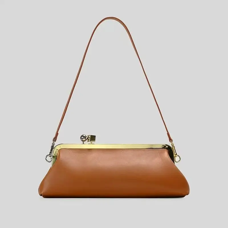 

Designer Long Clutch Bag with Removable Shoulder Strap, Women's Fashionable Famous Bag, Luxury Clip Handbag Purses for Ladies