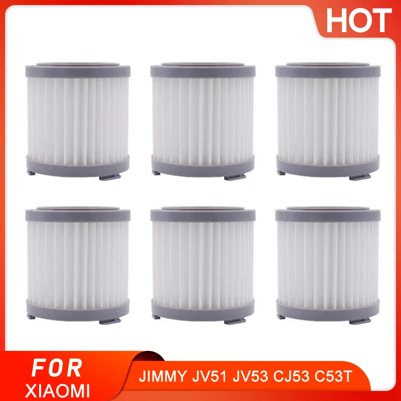 Hepa Filter For Xiaomi JIMMY JV51 JV53 CJ53 C53T Cecotec Conga Rockstar 500 ultimate Xtrem Conga Rockstar 700 1200 Parts