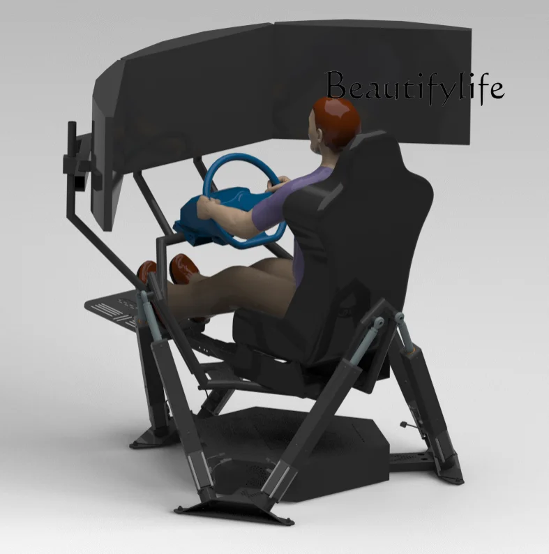 6-axis G-force seat,Racing flight emulator, 6-axis dynamic seat, driving training,FASHION