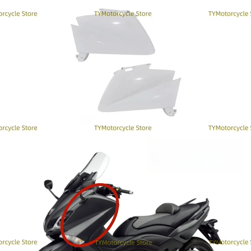 

Motorcycle Accessories Side Nose Air Intake Ram Hood side panel Fairing Fit for Yamaha T-MAX530 TMAX530 TMAX 530 2012 2013 2014