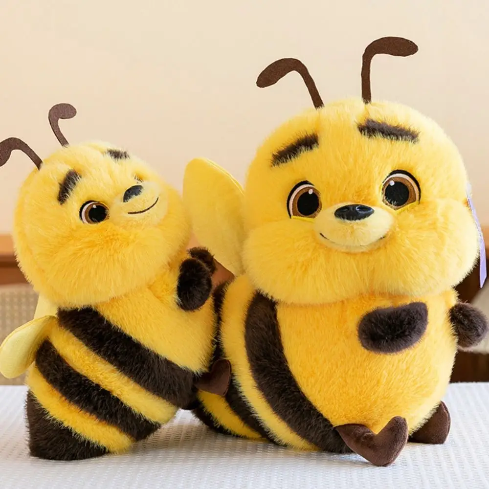 

Funny Sofa Pillow Bee Plush Toy Plush Doll Kawaii Stuffed Bee Doll 25/33cm Cartoon Bee Animal Plushie Birthday Gift