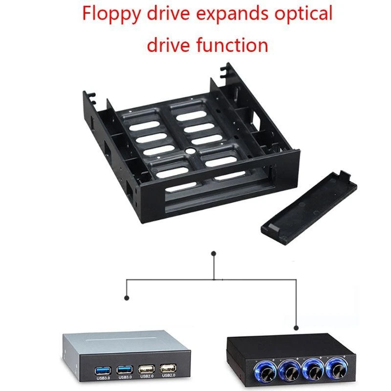 3.5 Inch to 2.5 Inch Hard Drive Caddy Internal Mounting Adapter Bracket Holder 