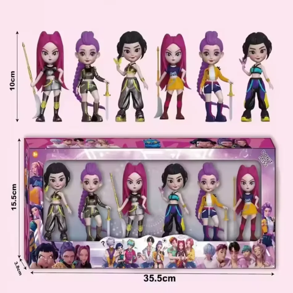 Figurki anime, K-pop, grup chłopięcych, grup dziewczęcych, figurki modelarskie, postacie z kreskówek, gadżety do gier, ozdoby na biurko, figurki kolekcjonerskie, idealne prezenty dla dzieci.