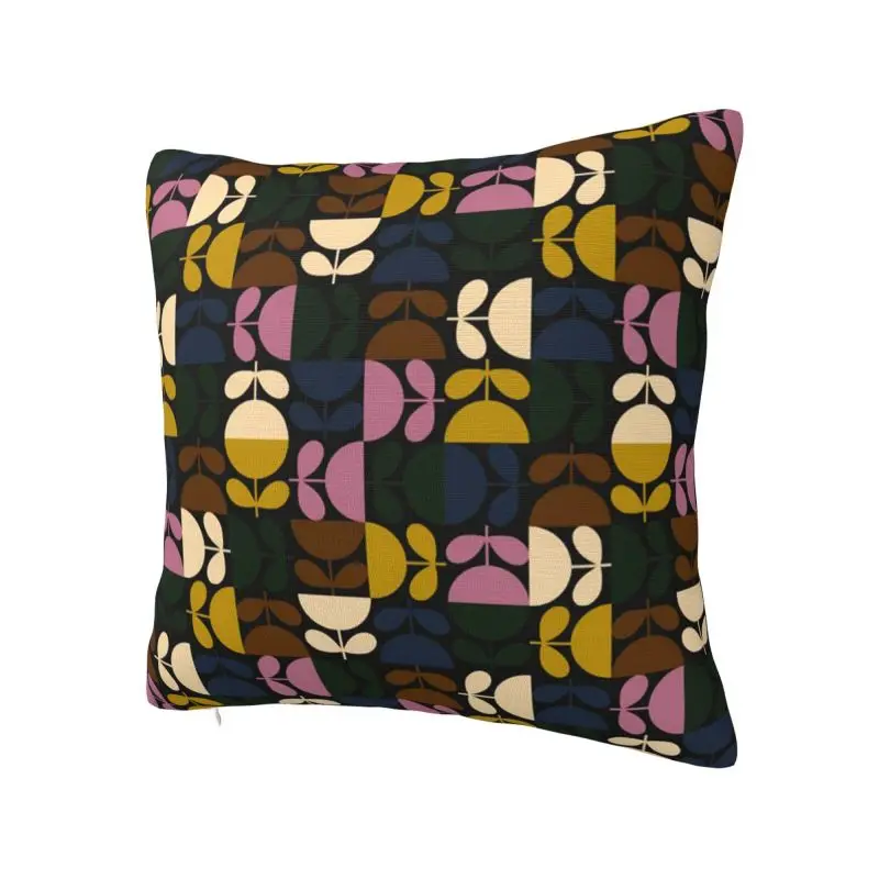 Modern Mid Century Orla Kiely Scandinavian Flowers Cushion Cover Soft Throw Pillow Case for Living Room Bedding Sofa Pillowslip