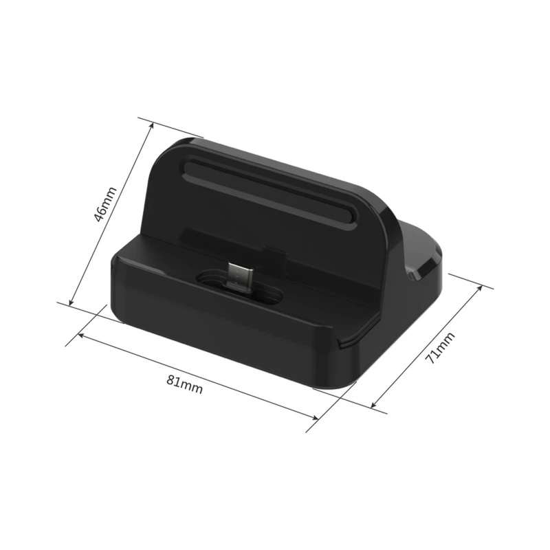 Dok dudukan pengisi daya tipe C, dudukan stasiun pengisian cepat USB C untuk ponsel pintar USB C 3.1