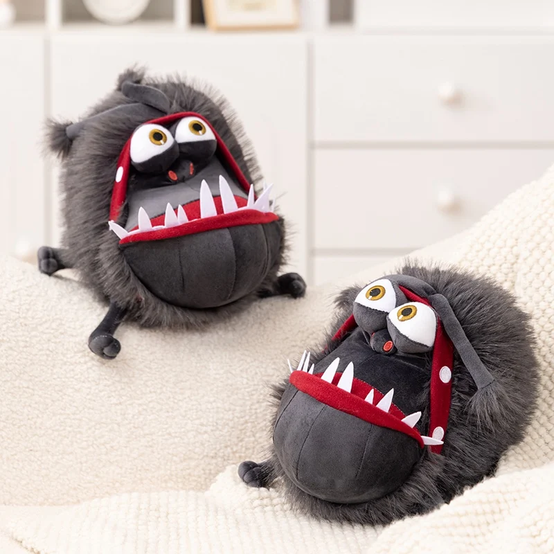 

25cm New Gray Gru's Dogs Funny Kyle Dog High Quality Kawaii Doll Big Mouth Animals Cute Kids Ornament Toy Children Birthday Gift