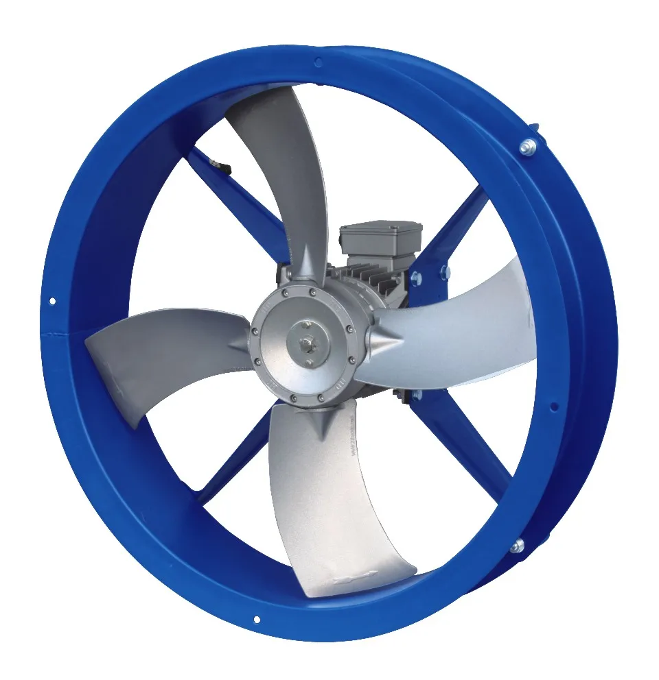 Industrial High-Temperature High-Humidity Resistance Axial Flow Fan Class H Aluminum Blade for Wood Drying Huabandry - view 3