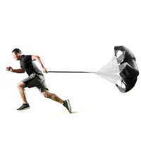 Adjustable Speed Parachute Agility Training Umbrella Football Soccer Resistance Rope Fitness Running Chute Sports Obstacles Tool