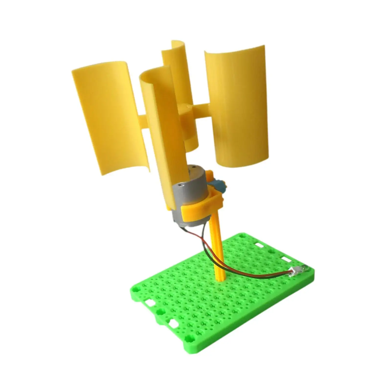DIY DC Micro Wind Turbines Classroom Experiment Sturdy Home Project Compact DIY Science Kit Educational H Type Vertical Axis