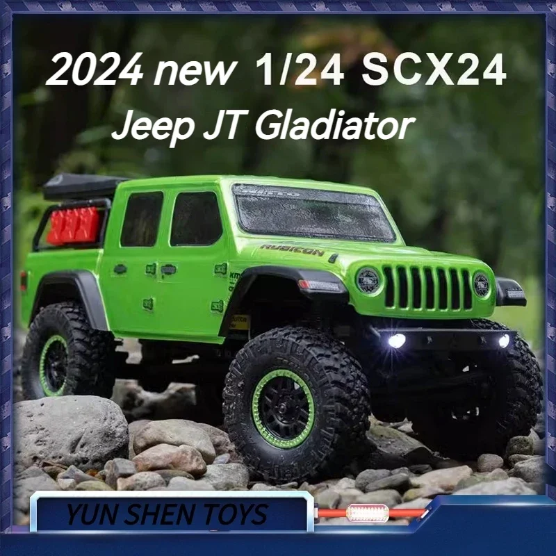 Axial Scx24 1/24 Remote Climbing Off Road Vehicle Jeep Gladiator Rtr 4wd Axi00005 V2 Children'S Toy Festival Gift