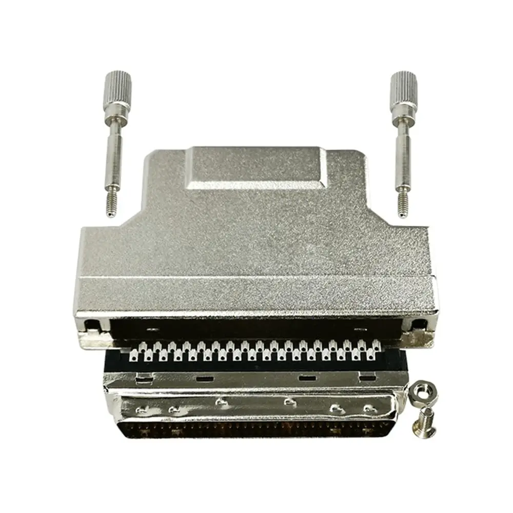SCSI Connector, 68Pin HPDB Type Straight Male, Solder Termination for Industrial/Electronic Data Transmission
