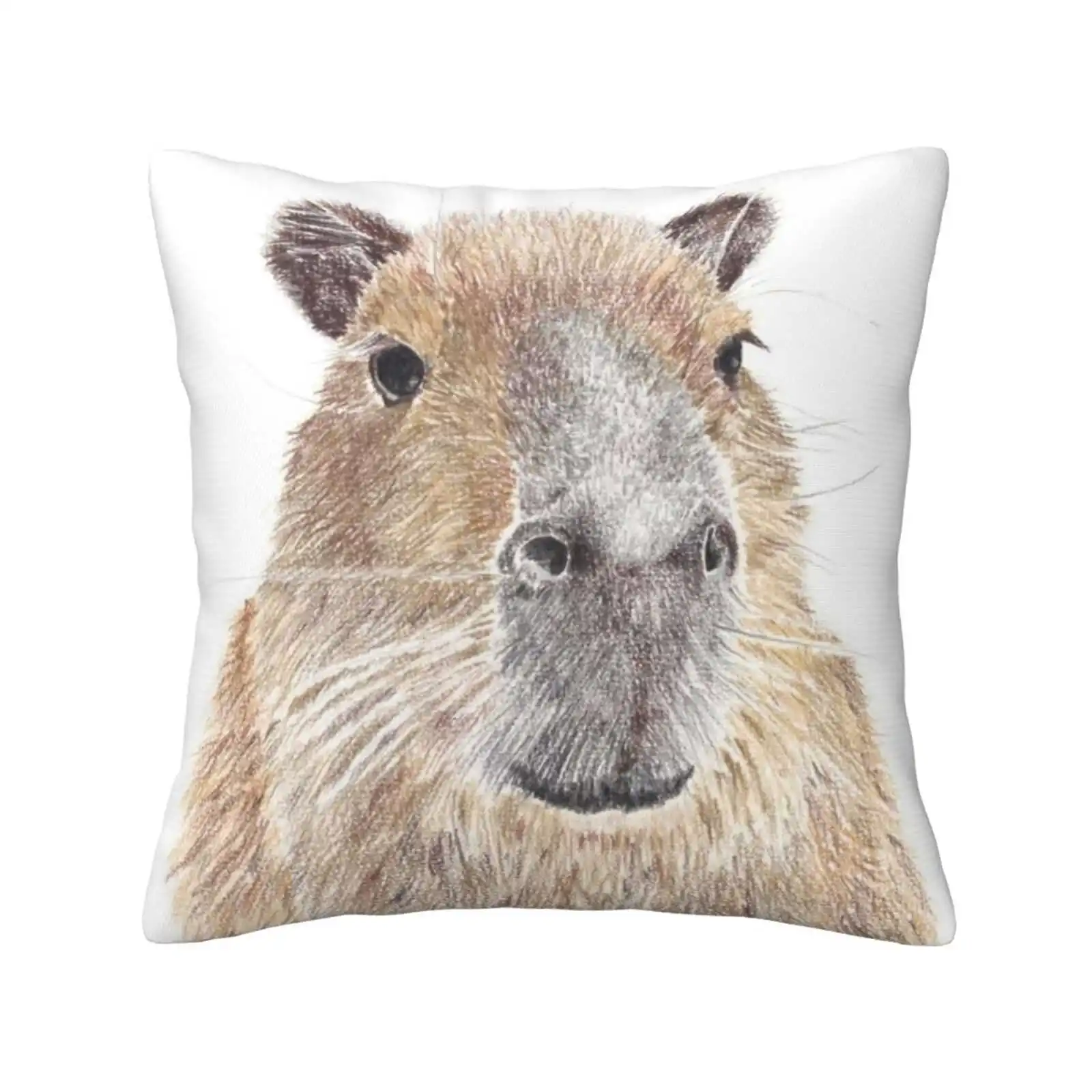 

Capybara Bedroom Office Hug Pillowcase Capybara Animals Animal Portrait Dashsharon Australian Artist