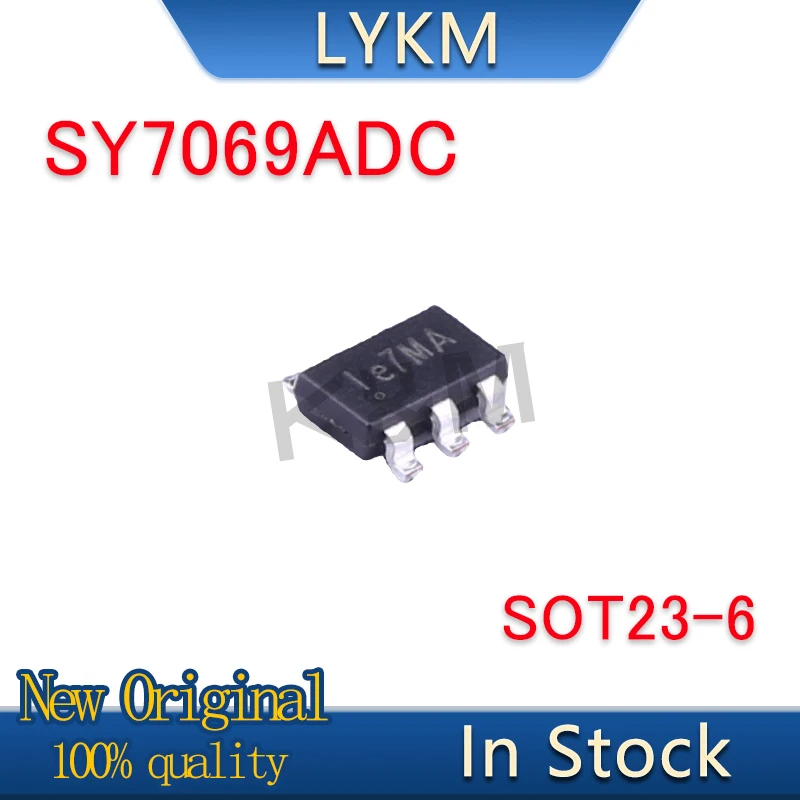 10/PCS New Original SY7069ADC SY7069 le7MA le7.. e7.. SOT23-6 Power management chip In Stock